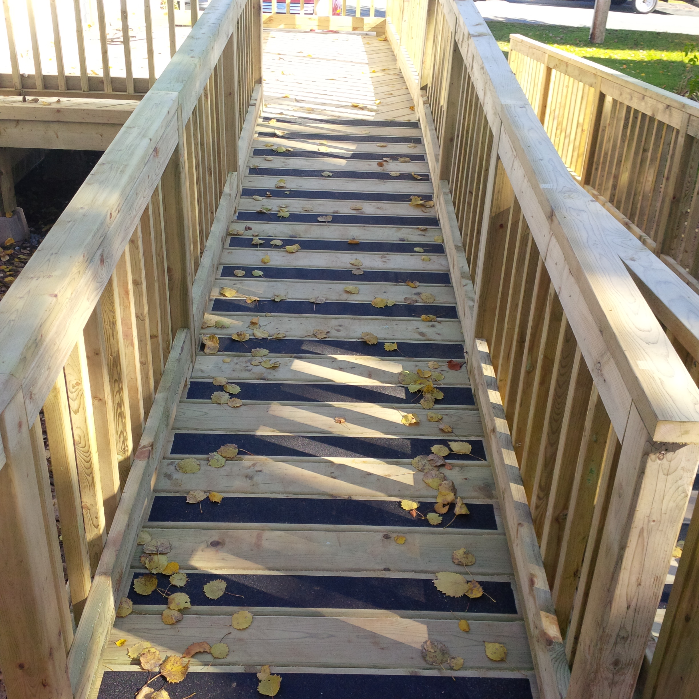Pressure Treated Wood Accessibility Ramp